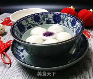 自制紫薯元宵的做法