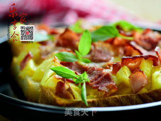 菠萝吐司披萨的做法