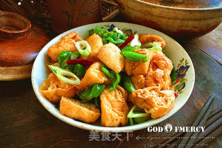 节后“刮油”的清道夫=南北通吃外脆里嫩的小炒豆腐果的做法