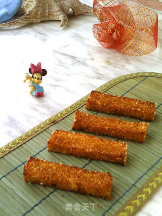 焦糖冰砂土司条的做法