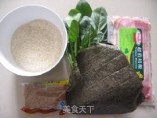 花样饭团--香煎菠菜饭团的做法步骤：6