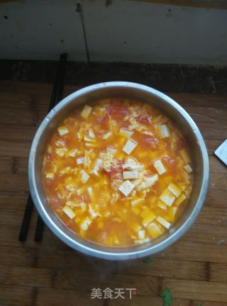 西红柿豆腐鸡蛋卤的做法