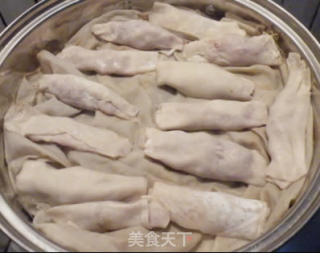 鲜香鸡肉卷的做法步骤：4