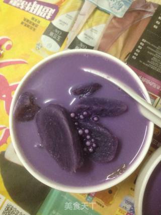 紫薯糖水的做法