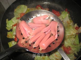番茄荞面的做法步骤：2