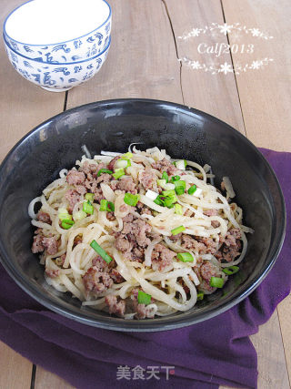 肉未炒萝卜丝的做法