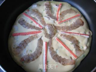 金牌海鲜煎饼的做法步骤：2