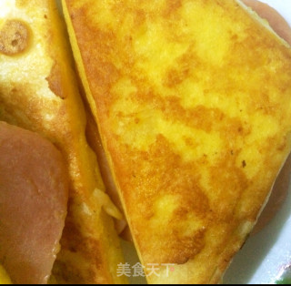 煎面包片的做法