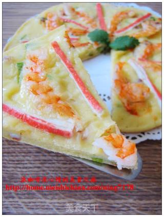 金牌海鲜煎饼的做法步骤：2