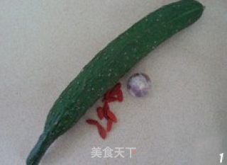 枸杞黄瓜的做法步骤：2