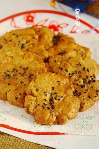 黑芝麻桃酥的做法