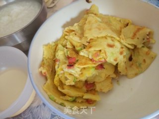 宝宝鸡蛋煎饼的做法