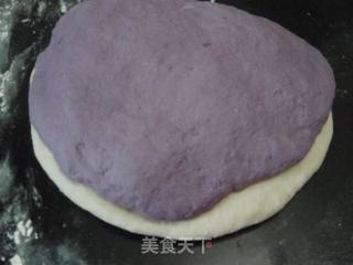 漂亮的紫薯花卷的做法步骤：2