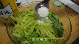 爽口小菜--凉拌莴笋丝的做法步骤：4