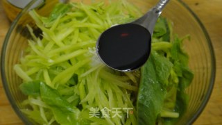 爽口小菜--凉拌莴笋丝的做法步骤：4