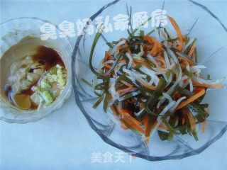 芝麻酱三丝的做法步骤：2