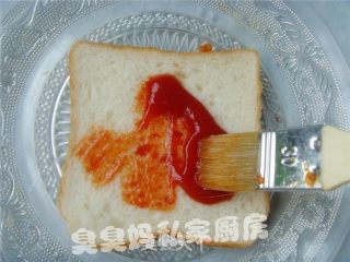 懒人餐-----吐司披萨的做法步骤：3