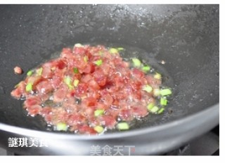 蛋蔬腊味饭的做法步骤：2