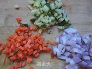 健康饭——爱心米饭炒豆渣的做法步骤：4