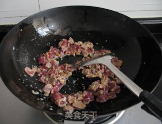 黄油牛肉粒炒饭的做法步骤：5