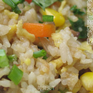 黄油牛肉粒炒饭的做法步骤：5