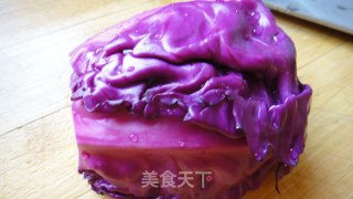爽口小菜2--凉拌紫甘蓝的做法步骤：3