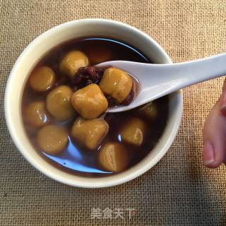 赤小豆地瓜圆甜汤的做法