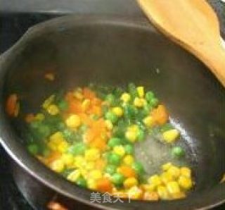 香炒糯米饭的做法步骤：2