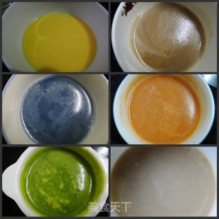 美容佳品---彩色肉皮冻的做法步骤：4