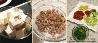 山寨式叉烧麻婆豆腐的做法步骤：4