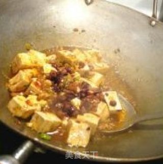 山寨式叉烧麻婆豆腐的做法步骤：4