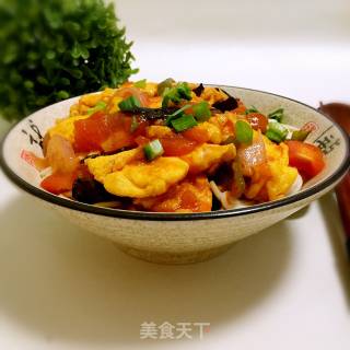 西红柿鸡蛋打卤面的做法