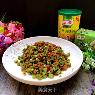 肉末四季豆的做法