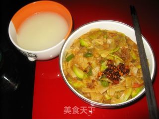 炒面片的做法步骤：2