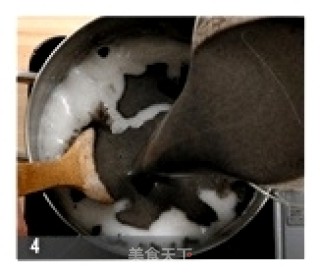 韩国黑芝麻粥的做法步骤：2