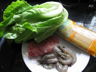肉酱虾仁拌意面的做法步骤：5