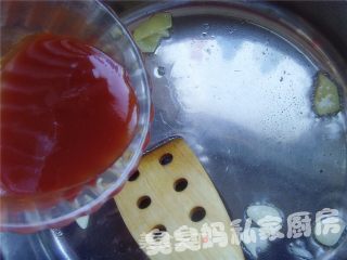 茄汁带鱼的做法步骤：3