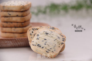 营养小零嘴——黑芝麻脆饼的做法