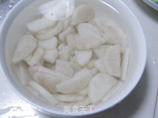 大蒜木耳炒山药的做法步骤：2