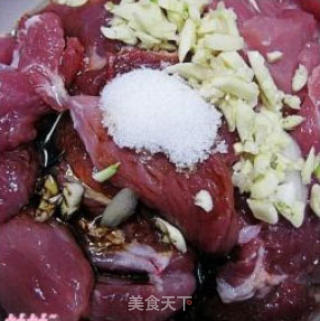 春饼烤肉的做法步骤：2