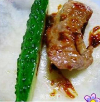 春饼烤肉的做法步骤：2