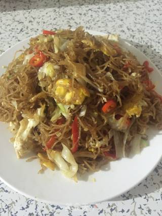 炒米粉的做法