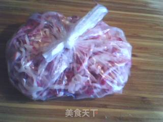 第一次学做---脆脆的萝卜干的做法步骤：2