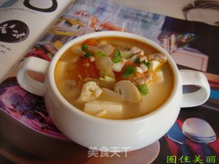 榨菜肉丝豆腐汤的做法步骤：2