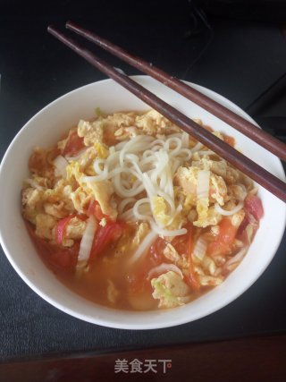 浇汤面的做法