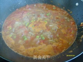 西红柿牛肉羹的做法步骤：2