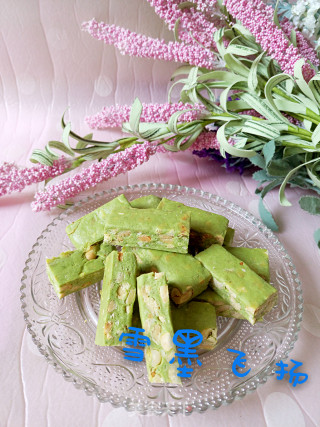 春天的一抹小清新——抹茶味儿牛轧糖
