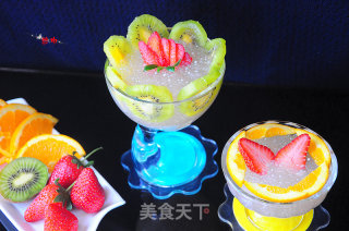 西米水果甜品