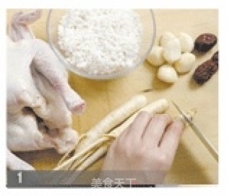 韩国参鸡汤的做法的做法步骤：2