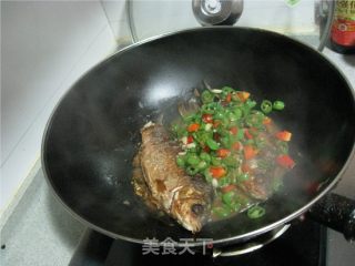 香葱烧喜头的做法步骤：2